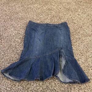 Metro 7 Blue Denim Skirt